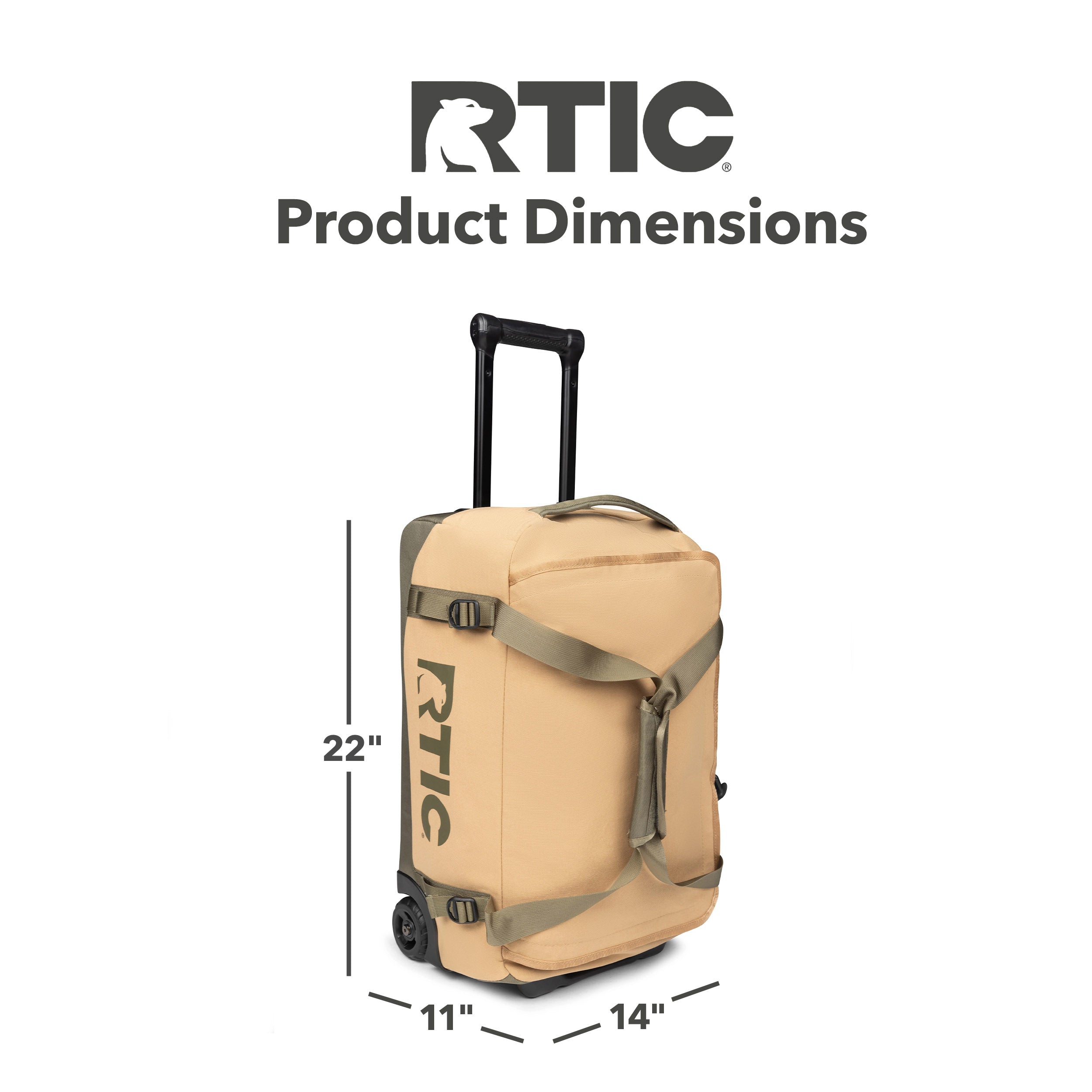 Road Trip Rolling Duffle Bag